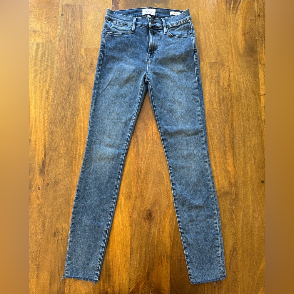 Frame Le High Skinny blue high rise skinny jeans women’s size 26